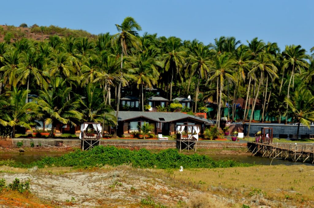 A scenic view of Ada Foah, Ghana