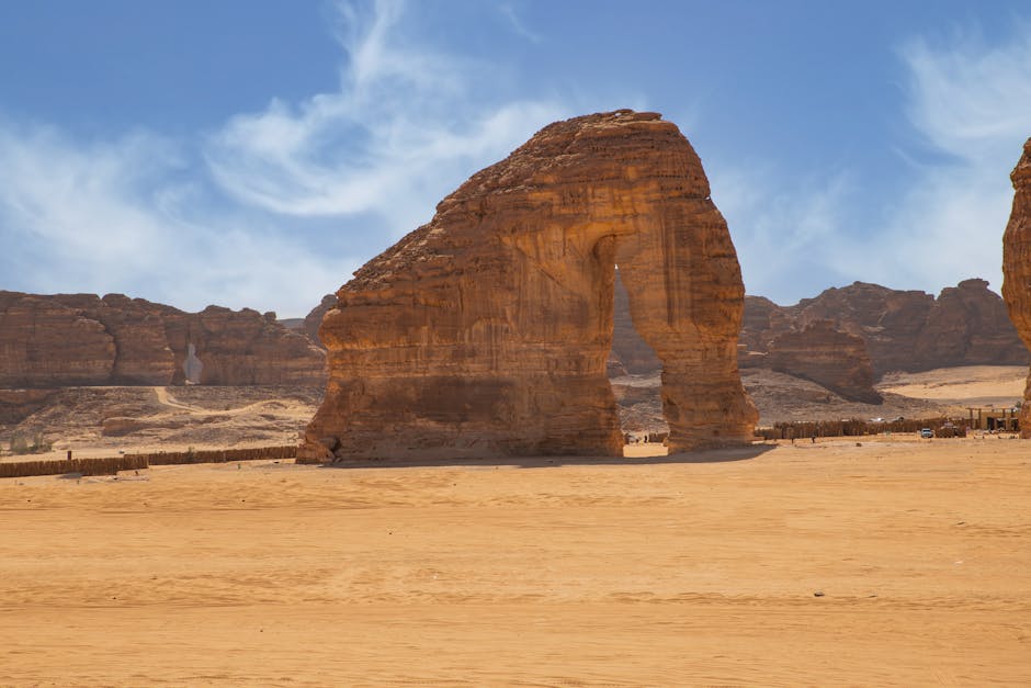 A scenic view of Al Ula, Saudi Arabia