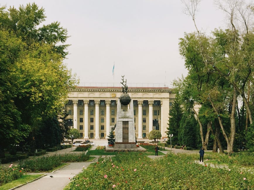 A scenic view of Almaty, Kazakhstan
