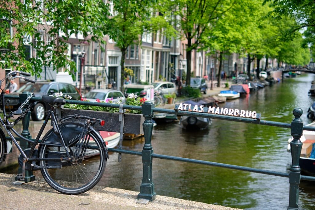 A scenic view of Amsterdam, Netherlands