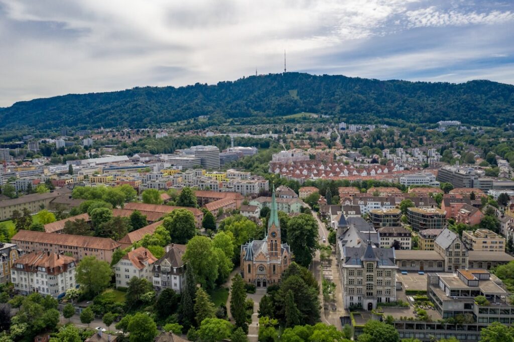 A scenic view of Annecy, France