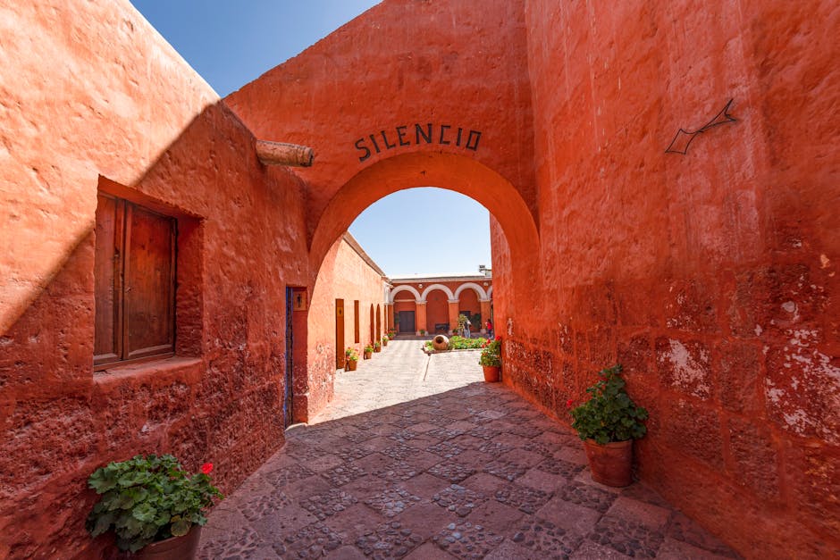 A scenic view of Arequipa, Peru