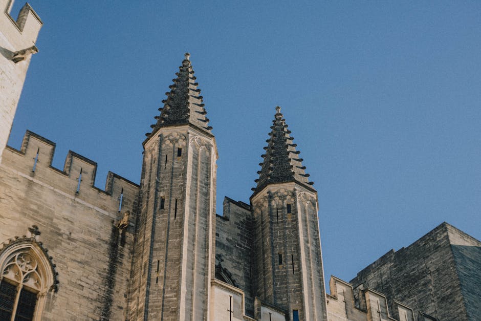 A scenic view of Avignon, France
