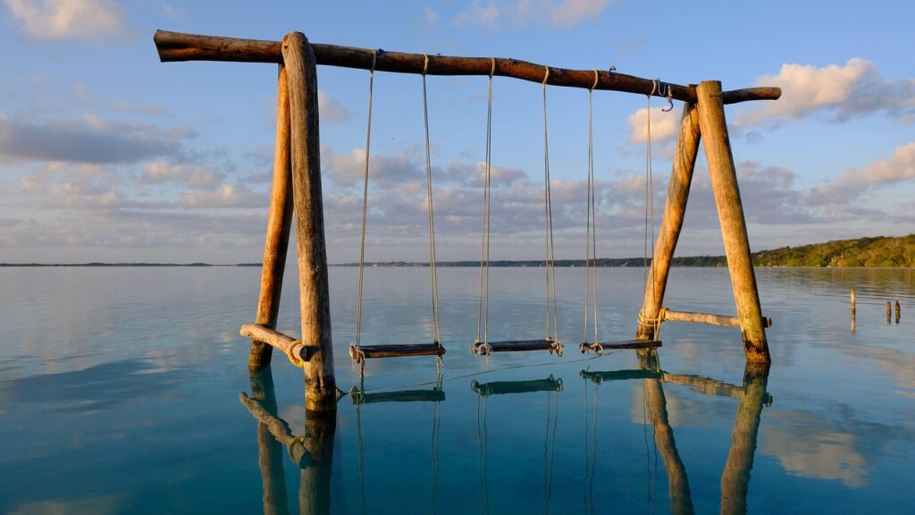 A scenic view of Bacalar, Mexico