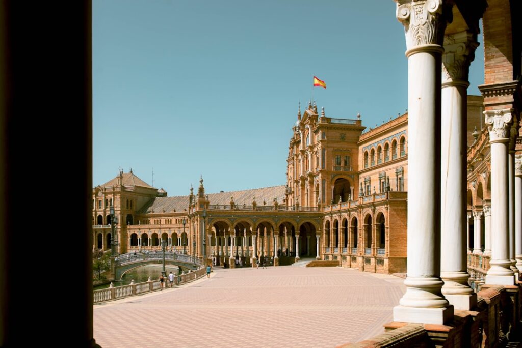 A scenic view of Badajoz, Spain
