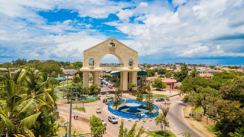 A scenic view of Banjul, Gambia