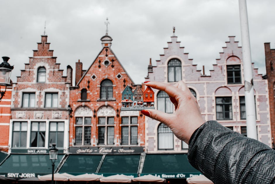 A scenic view of Bruges, Belgium