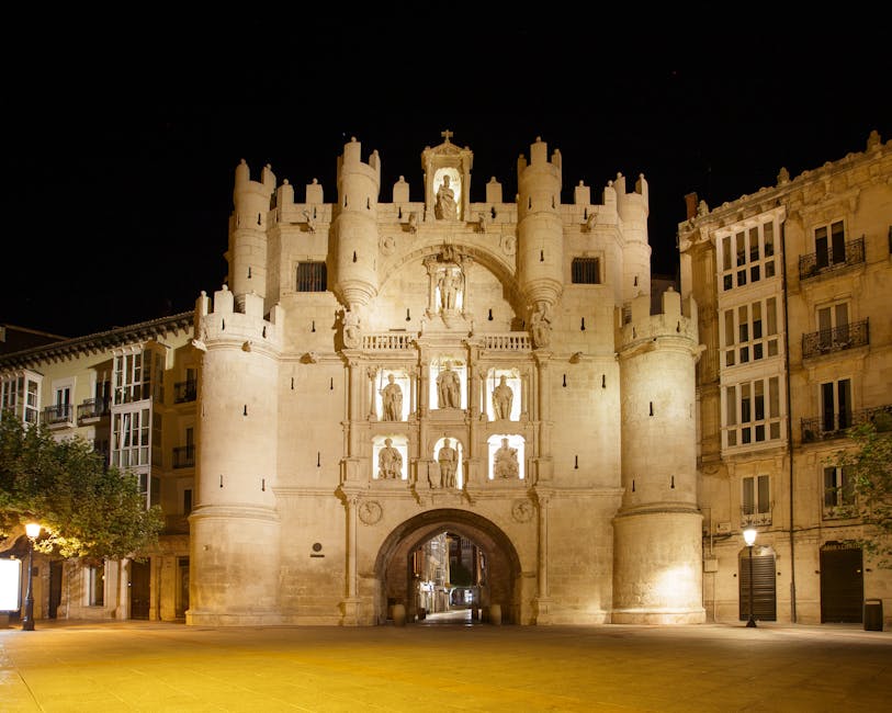 A scenic view of Burgos, Spain