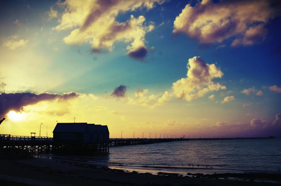 A scenic view of Busselton, Australia