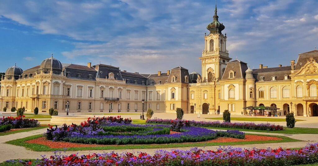A scenic view of Caen, France