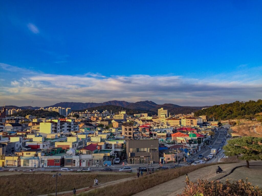 A scenic view of Chuncheon, South Korea