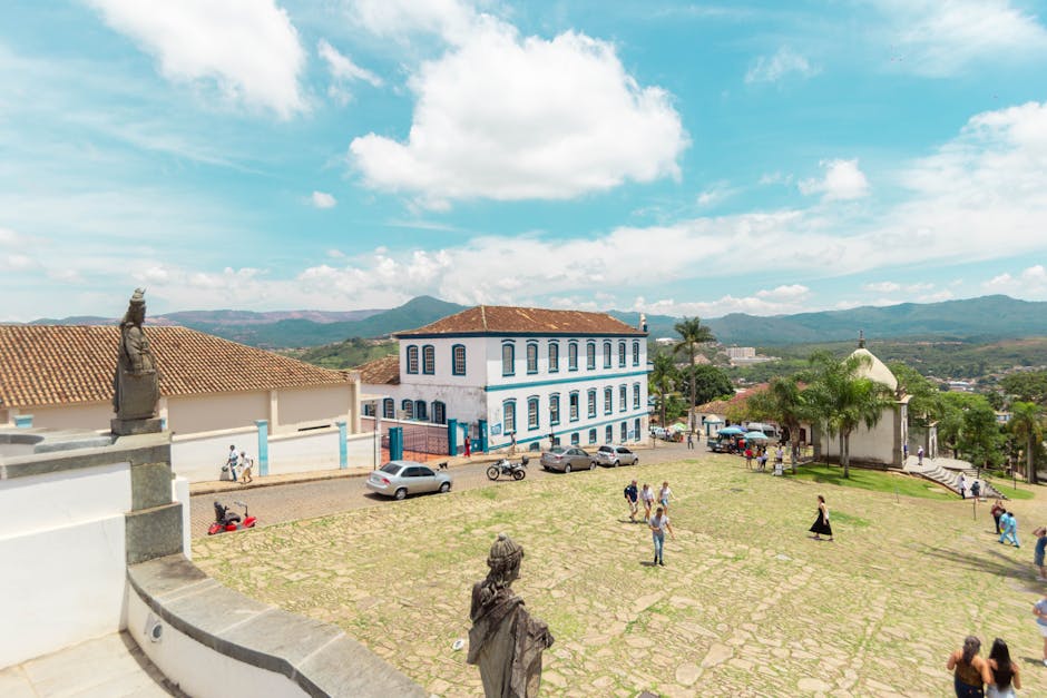 A scenic view of Congonhas, Brazil