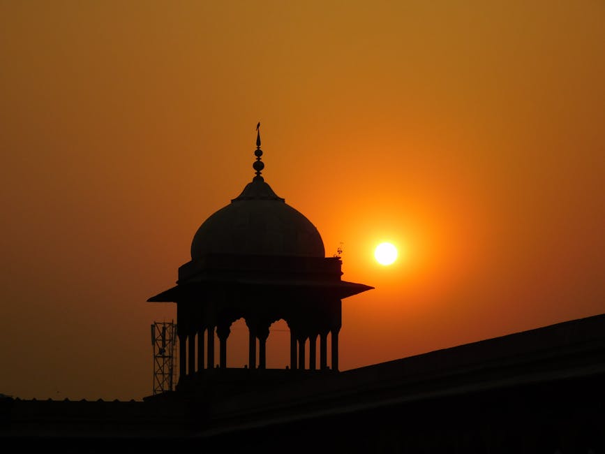 A scenic view of Delhi, India