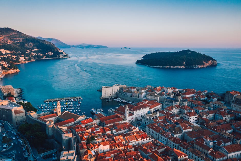 A scenic view of Dubrovnik, Croatia