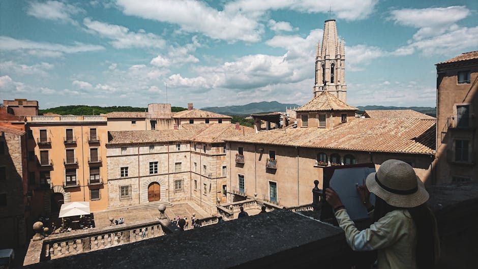 A scenic view of Girona, Spain