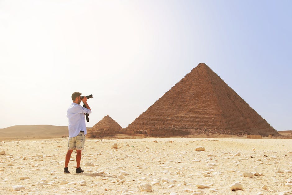A scenic view of Giza, Egypt