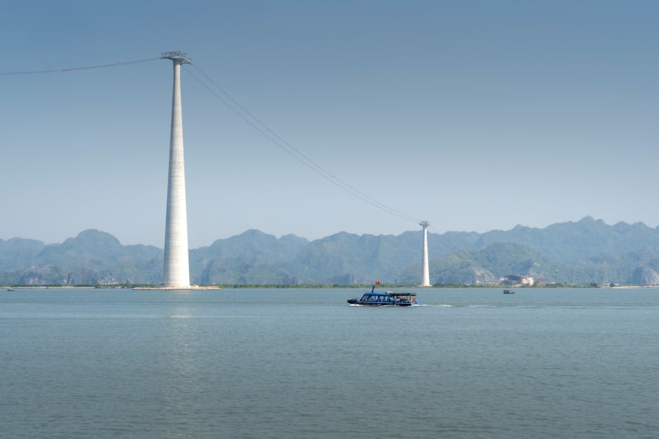 A scenic view of Halong Bay, Vietnam