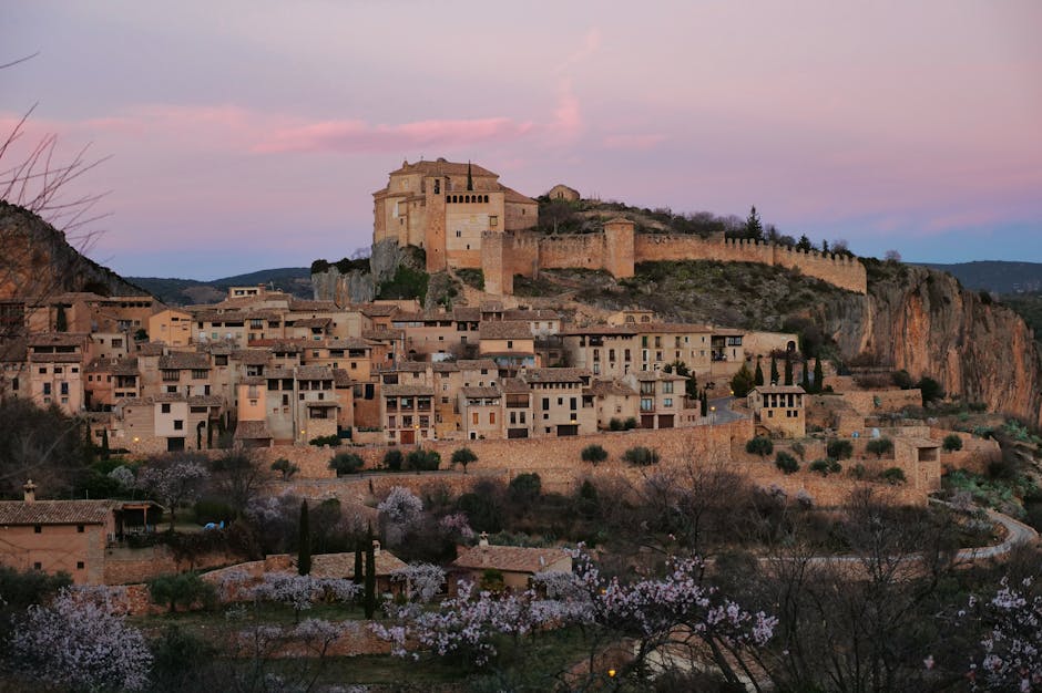 A scenic view of Huesca, Spain