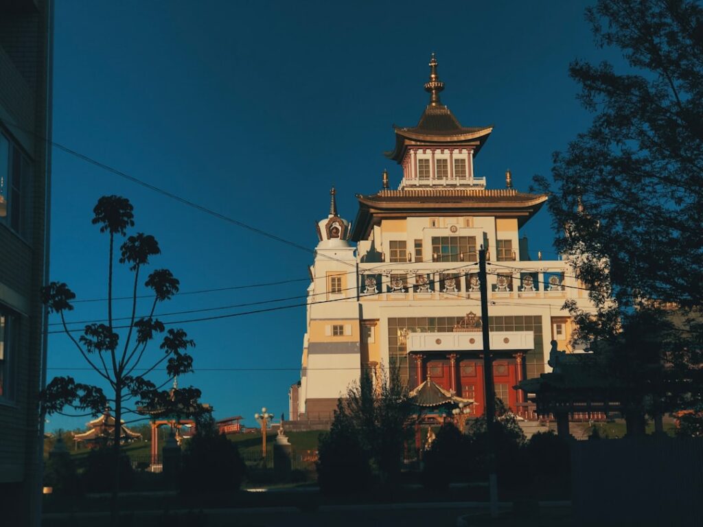 A scenic view of Itanagar, India
