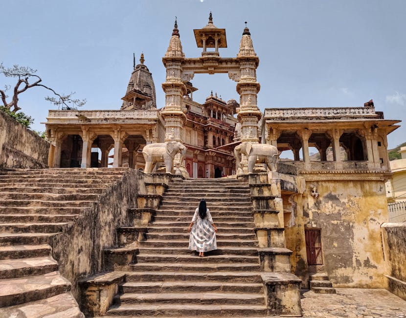 A scenic view of Jaipur, India