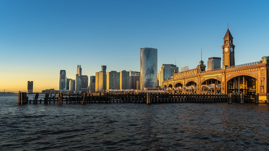 A scenic view of Jersey City, United States of America