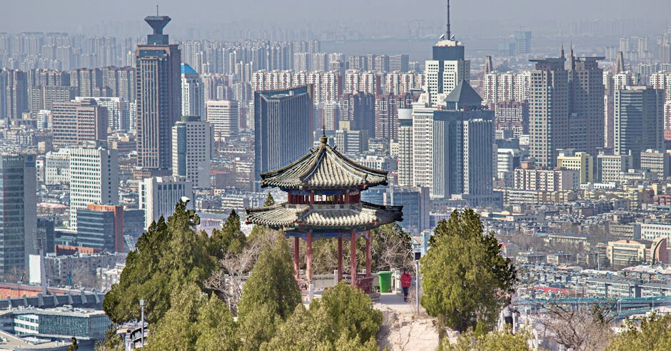 A scenic view of Jinan, China