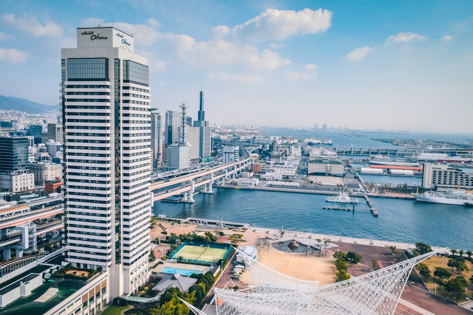 A scenic view of Kobe, Japan