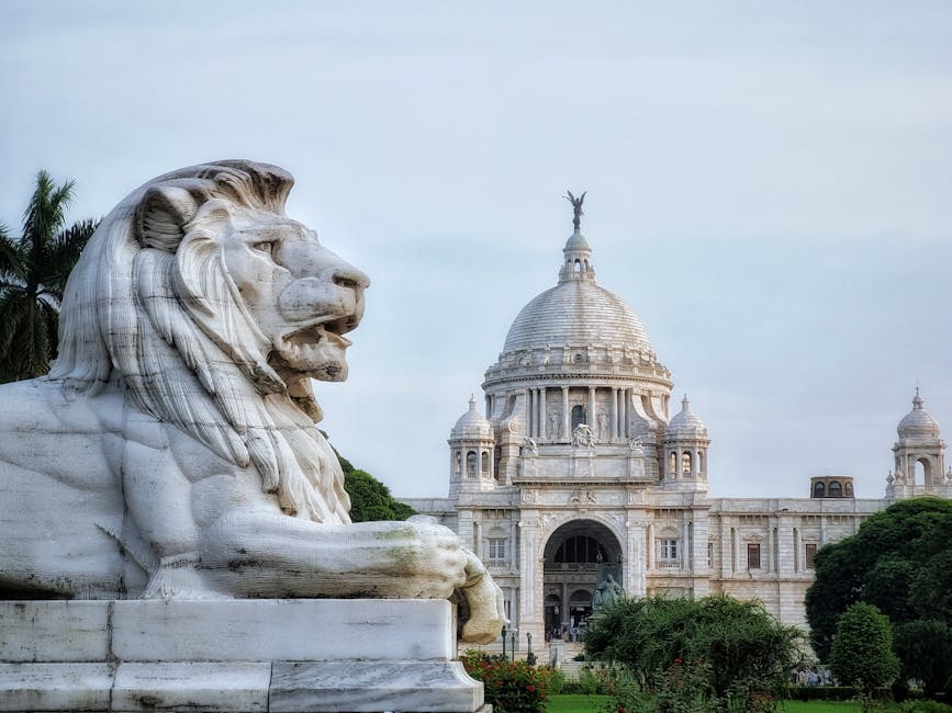 A scenic view of Kolkata, India