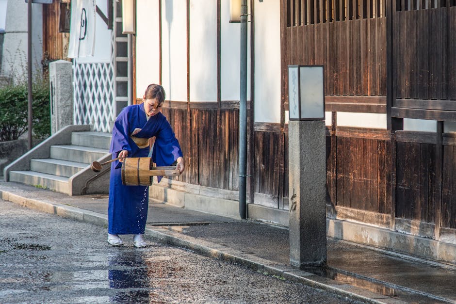 A scenic view of Kurashiki, Japan