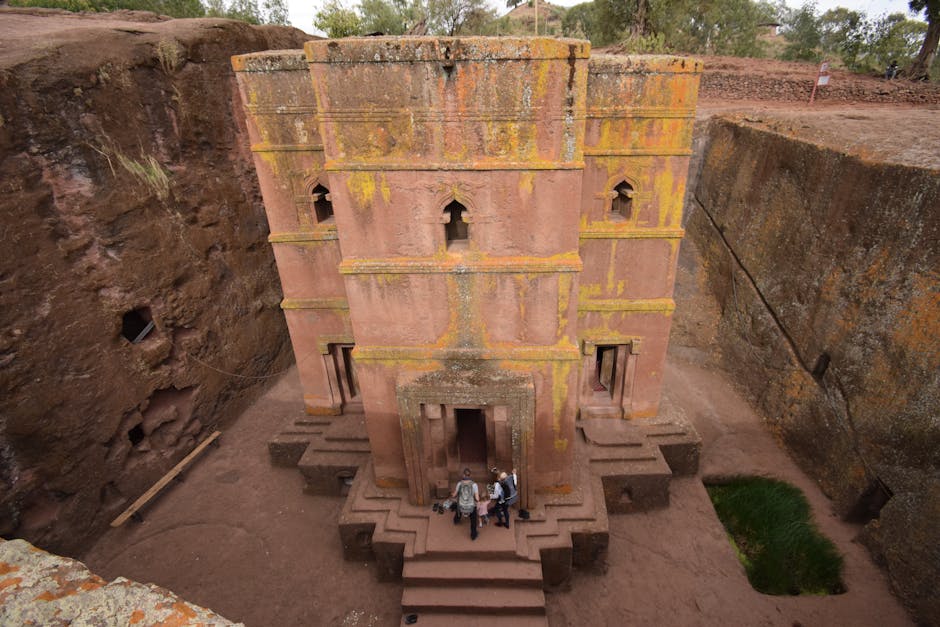 A scenic view of Lalibela, Ethiopia