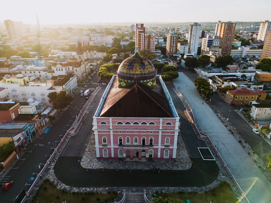 A scenic view of Manaus, Brazil