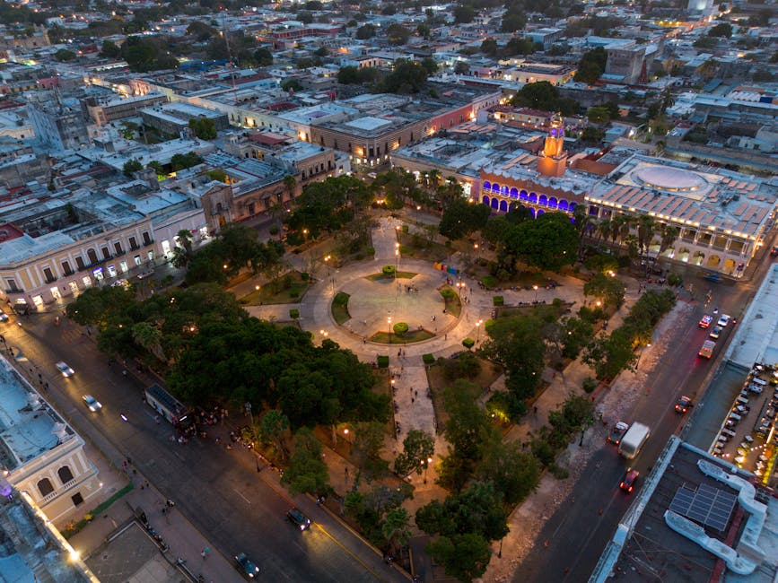 A scenic view of Merida, Mexico