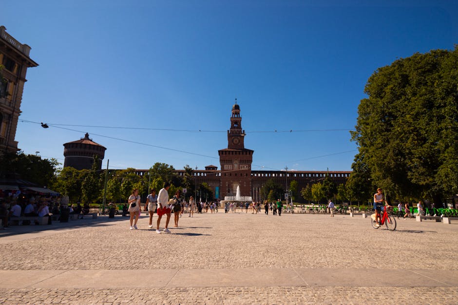 A scenic view of Milan, Italy