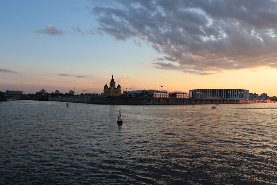 A scenic view of Nizhny Novgorod, Russia