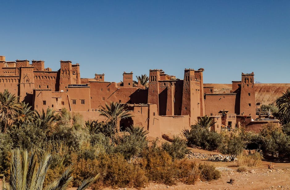 A scenic view of Ouarzazate, Morocco