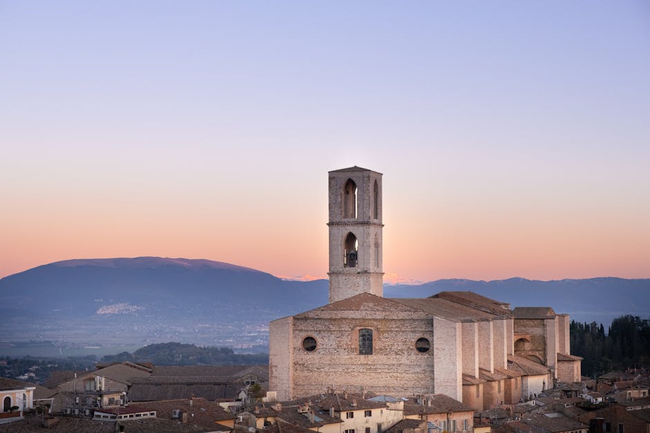 A scenic view of Perugia, Italy