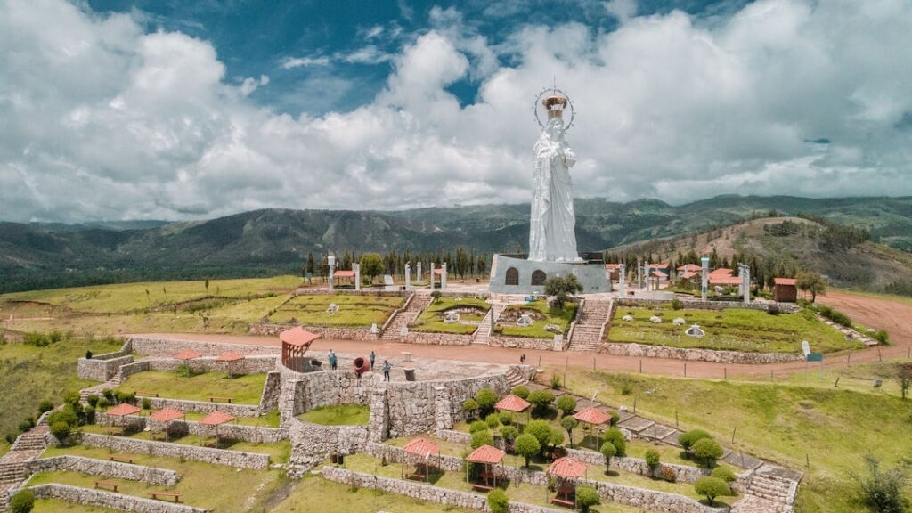 A scenic view of Purmamarca, Argentina