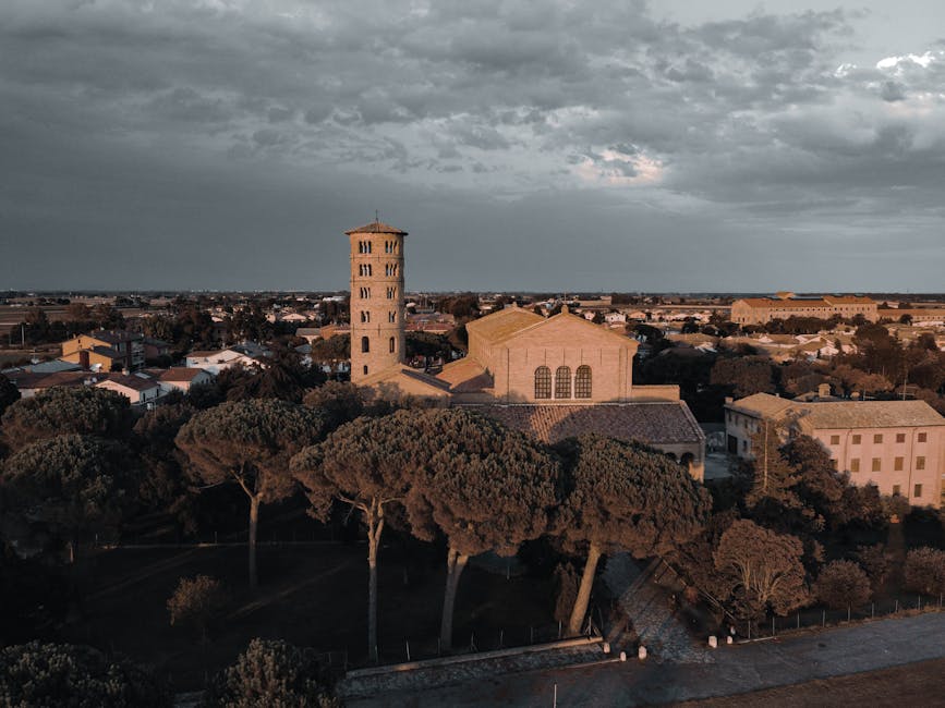 A scenic view of Ravenna, Italy