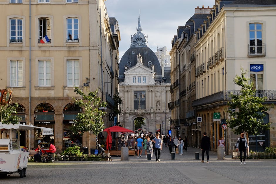 A scenic view of Rennes, France