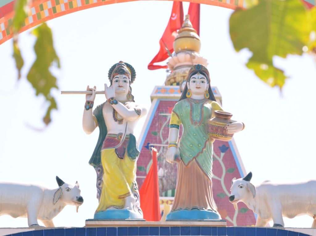 A scenic view of Rishikesh, India