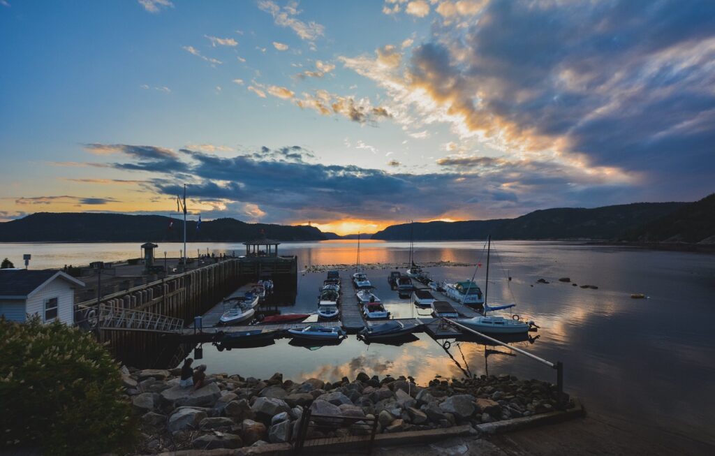 A scenic view of Saguenay, Canada