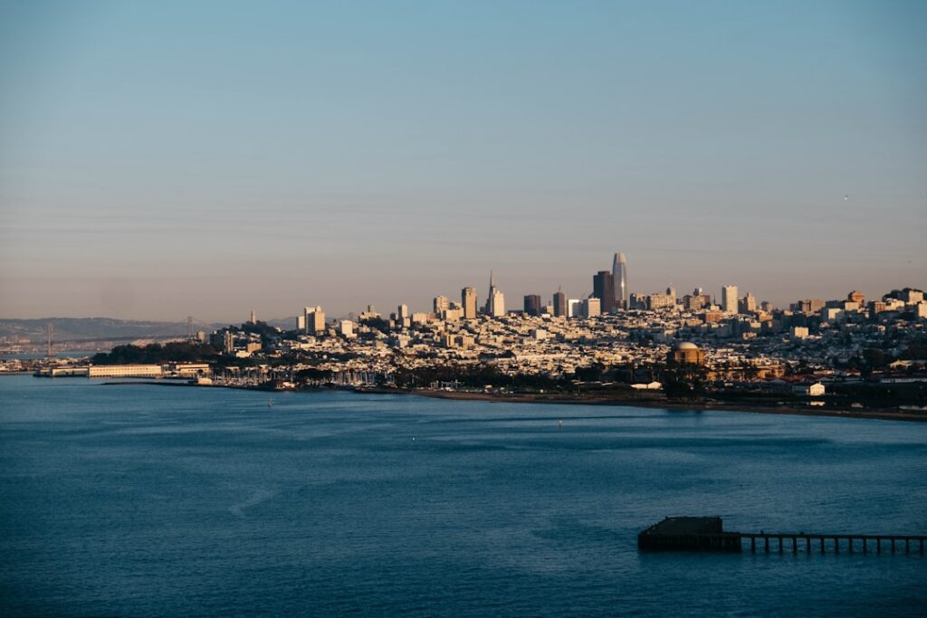 A scenic view of San Francisco, USA