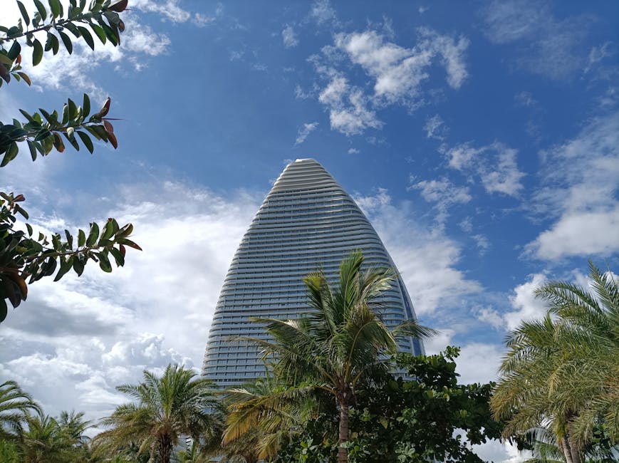 A scenic view of Sanya, China