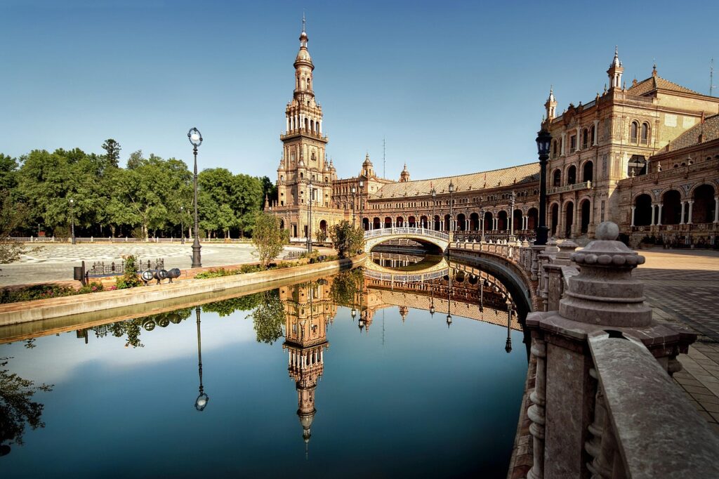 A scenic view of Seville, Spain