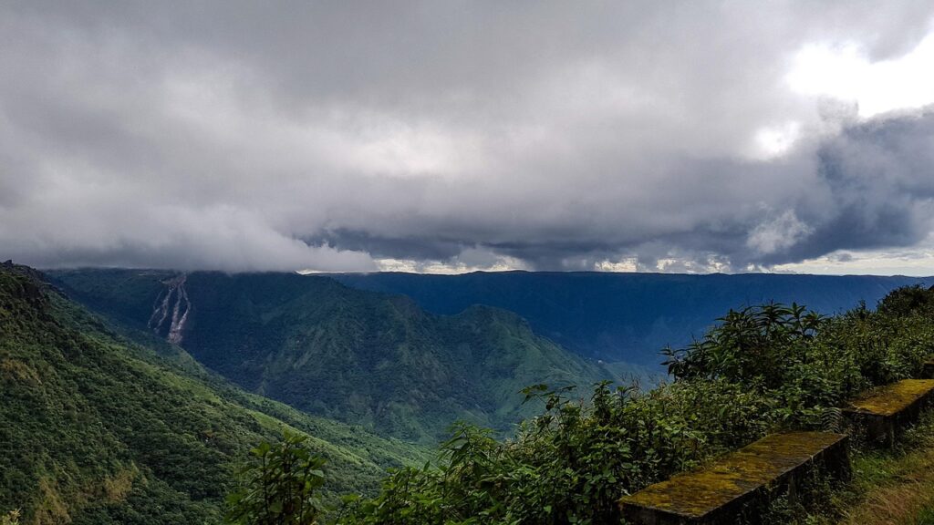 A scenic view of Shillong, India