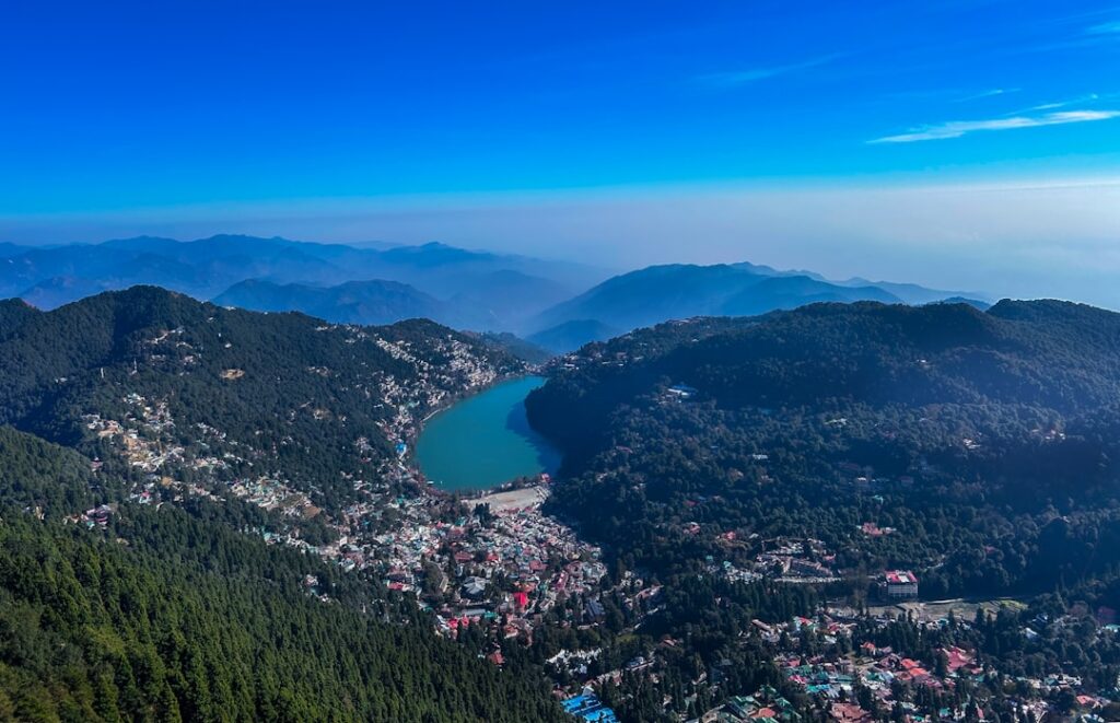 A scenic view of Shimla, India