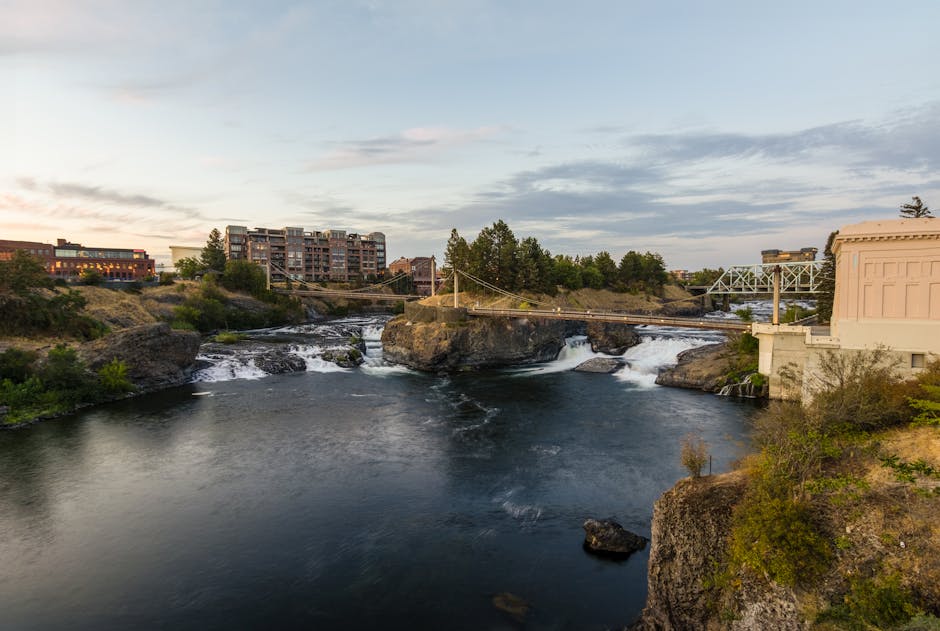 A scenic view of Spokane, United States of America