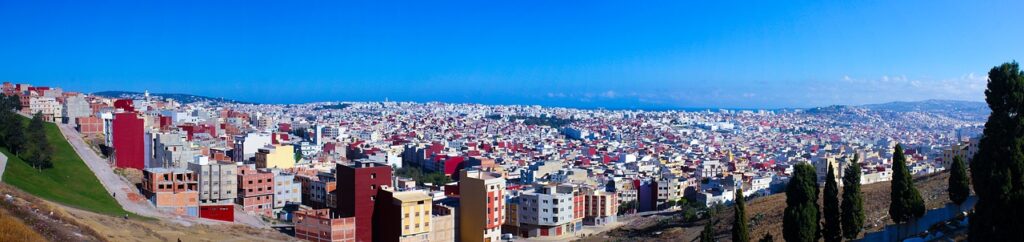 A scenic view of Tangier, Morocco