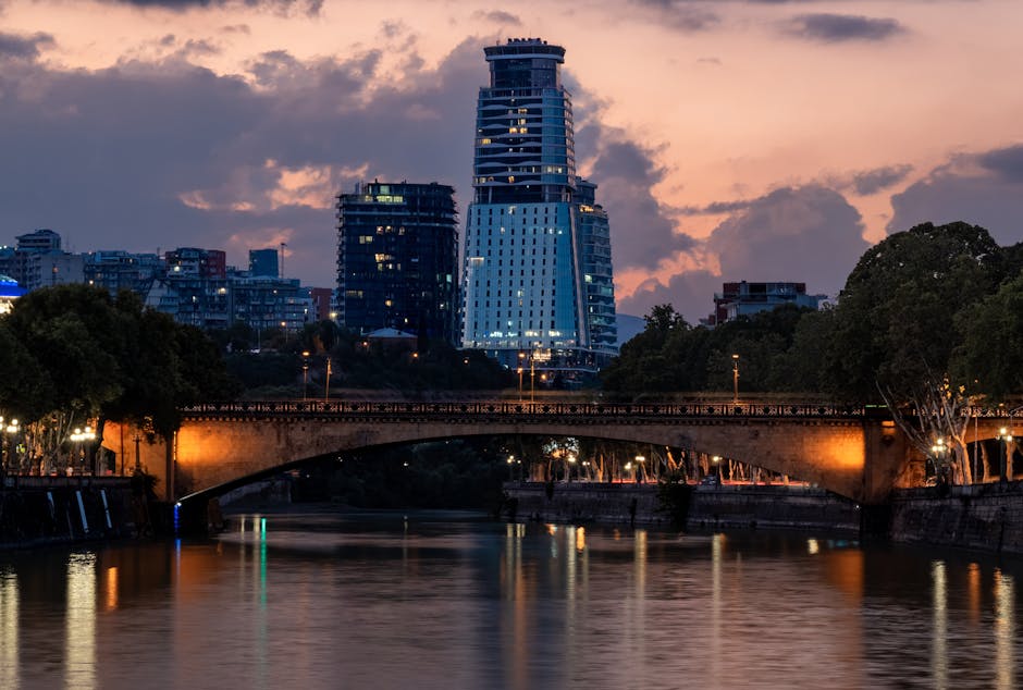 A scenic view of Tbilisi, Georgia