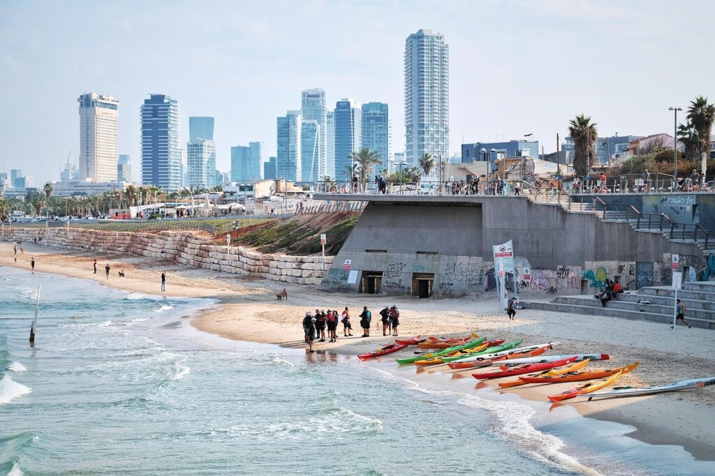 A scenic view of Tel Aviv, Israel